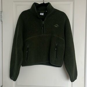 Tna polar fleece 1/4 zip mockneck